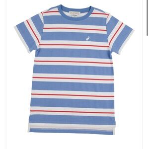 The Beaufort Bonnet Company Blue and White Striped Tee